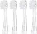 Toothbrush Heads Compatible For Seago SG902/SG602 Electric Toothbrush Heads 0-3 Years Toddler Baby Oral Hygiene Care Soft Dupon(4pcs big heads)