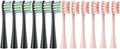 Replacement Brush Heads Compatible for Soft Bristle Nozzles 3 X/X PRO/ Z1/ F1/ One/Air 2 /SE Sonic Electric Toothbrush(6Black6Pink)