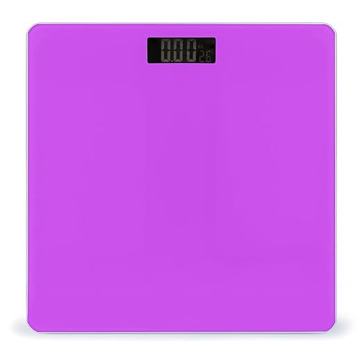 Men's Fashion Automatic Switch Digital Bathroom Weighing Scale Smart Scale Light Purple