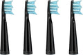 Electric Replacement Brush Heads Toothbrush Set (4 Heads) for SG910 SG507 SG958 SG515 SG949 SG575(Black)