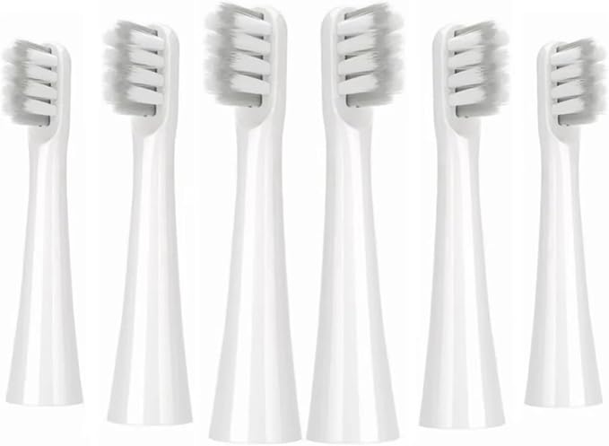 Replacement Toothbrush Head for SOOCAS EX3 SO Compatible ForWHITE PINJING Electric Soft Bristles Nozzles(16PCS White)