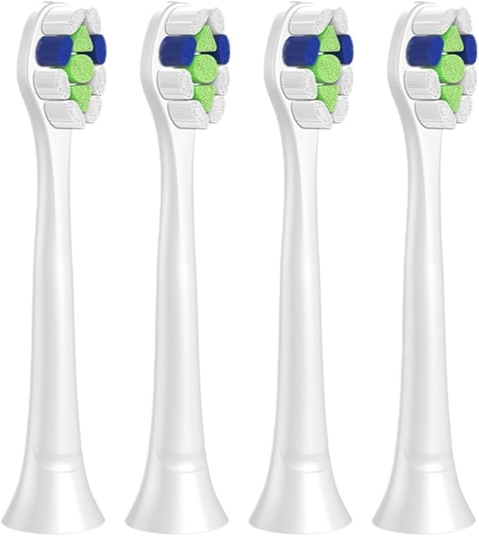 4/8pcs Replacement Toothbrush HeadsSonic Care Heads Brush Compatible for Sonicare Handle(4pcs)