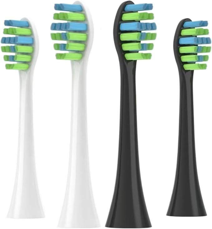 Replacement Brush Heads for 7AM2M AM101/AM105 Toothbrush Vacuum Soft Bristle Nozzles4/8/16PCS(16pcs Black)