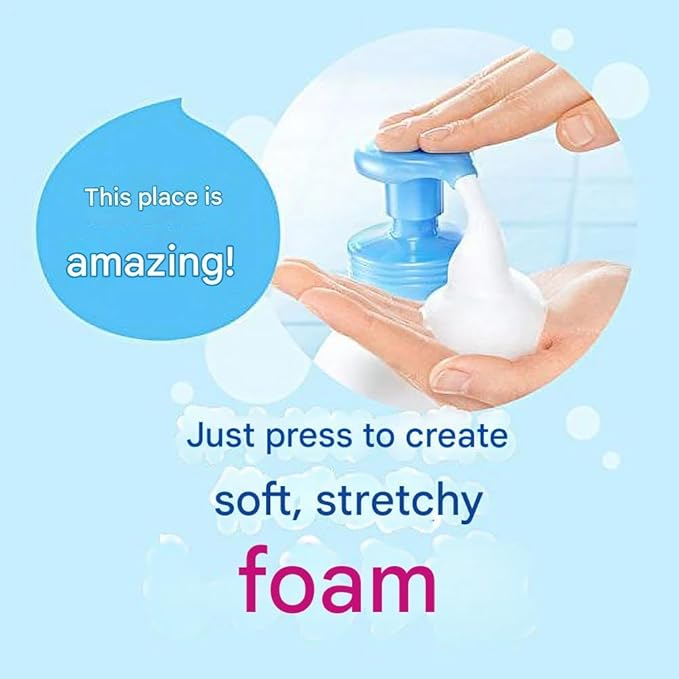 Pack of 2 BioréU Body Soap Bubble Type 600ml (Rose)