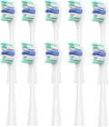 10/20PCS Toothbrushes HeadCompatible for Usmile Y1S/Y4/U1/U2/U3/P1/P4 Soft Sonic Electric Toothbrush Clean(Ivory)