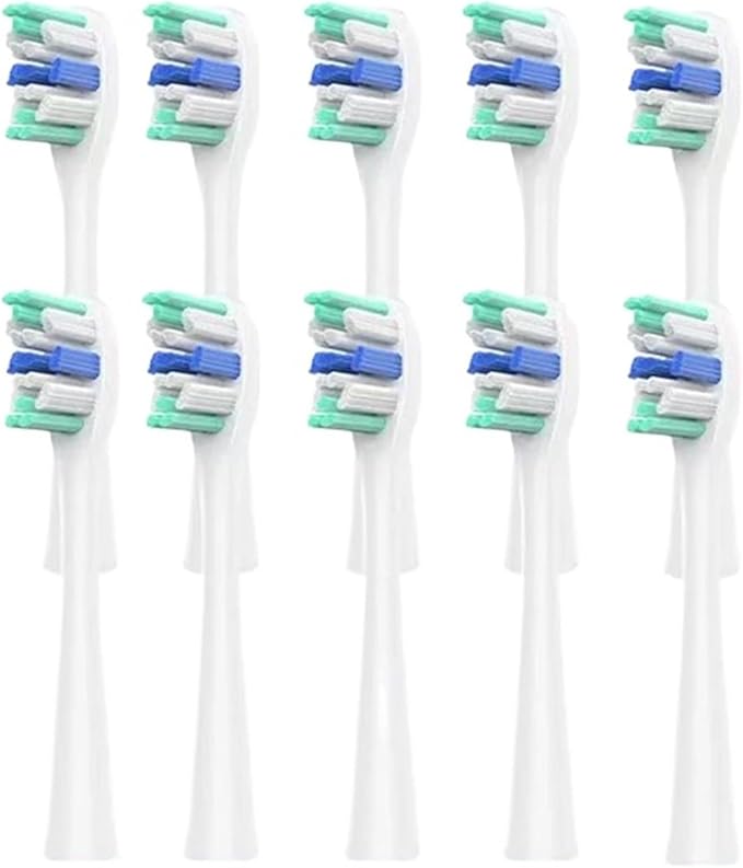 10/20PCS Toothbrushes HeadCompatible for Usmile Y1S/Y4/U1/U2/U3/P1/P4 Soft Sonic Electric Toothbrush Clean(Ivory)