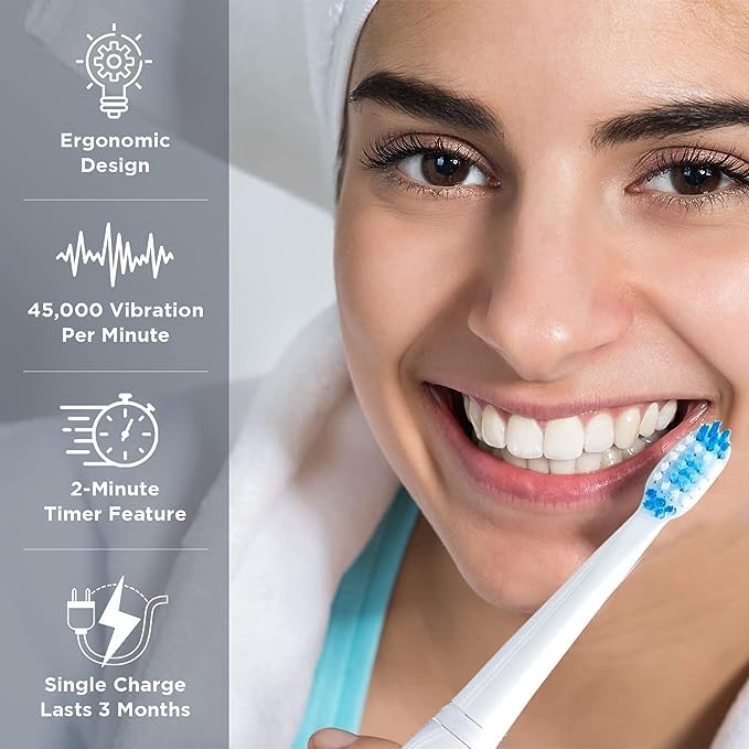 Pop Sonic USB Sonic Toothbrush Charge Anywhere (Rose Gold)