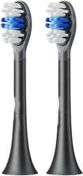 Compatible for Toothbrush Heads Replacement X1 X3 X3U X5 Teeth Brush Bristle Nozzles Accessory(2pcs Black)