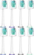 8pcs/lot Replacement Toothbrush Heads with Cap Compatible for HX6530 HX9340 HX6930 HX6710 HX9140 HX6921 HX6932