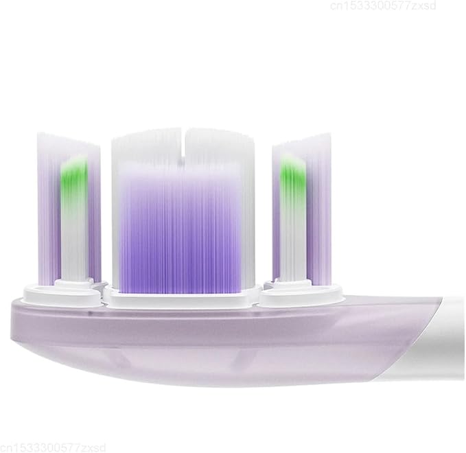Toothbrush Replacement Heads (Soft &amp Clean)Compatible for MES609 MES610 MES613(3pcs)(Soft Heads)