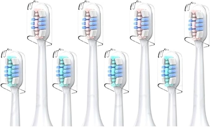 Compatible for Mijia Xiaomi Brush Heads Ultrasonic for Electric Toothbrush T300/T500/T700/DDYS01SKS/MES601/602(Blue)