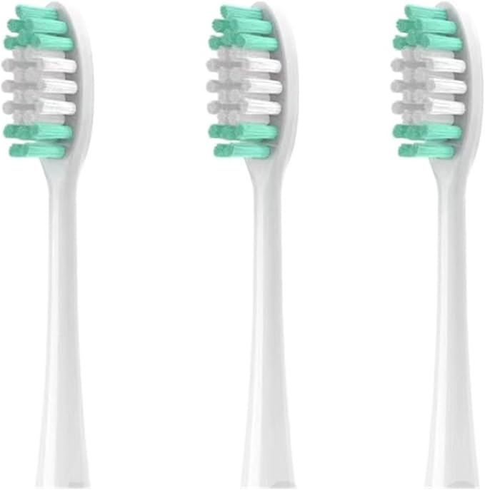 Electric Toothbrush Heads Compatible for Aquasonic Black Series/Series Pro/Vibe Series Unisex Replacement Nozzle(10PCS Black)