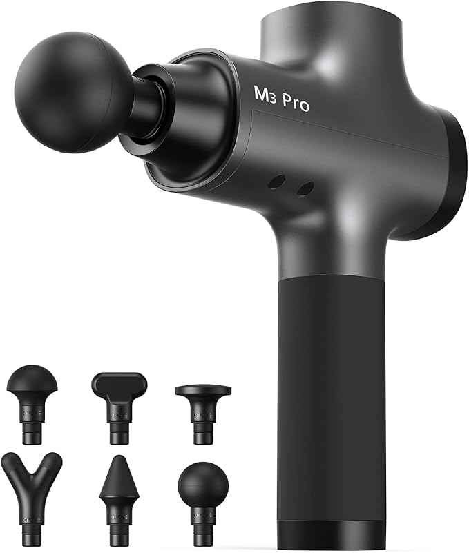 Opove M3 Pro 2 Massage Gun Deep Tissue Percussion Muscle Massager for Workout Percussive Therapy Fascia Gun for Athletes Fast Recovery 30 Days Long Battery Life 70lbs Stall Force