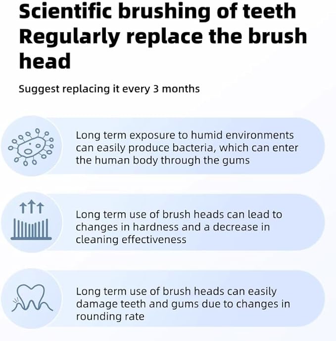 Compatible for Oclean Children's Electric Toothbrush Head Soft Bristles Interactive Design Gum Protection Baby Full Effect Cleaning Accessory(Oclean P3K7 6Pcs)