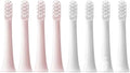 Replacement Electric Toothbrush Soft Bristle(4White 4Pink)