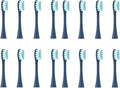 Replacement Brush HeadsCompatible for Oclean X/X PRO/Air 2 /SE / Z1/ F1/ OneDuPont Deep Cleaning Nozzles Sonic Soft(16pcs Dark Blue)