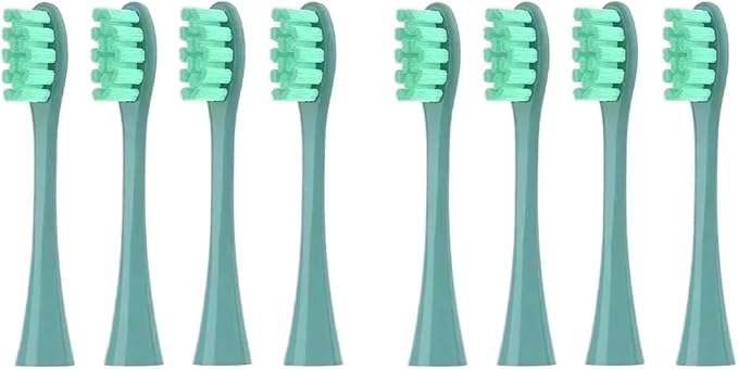 8/12/16Pcs Electric Toothbrush Replacement Brush HeadsCompatible for Oclean X/One/Air 2/ SE/X PRO/ Z1/ F1(8 Pcs Green)