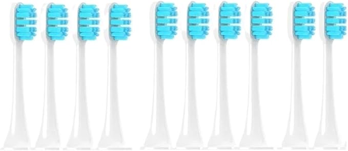 Compatible for 20Pcs T300/T500/T700 Electric Toothbrush Heads Replaceable Refill Nozzles with Anti-Dust Caps