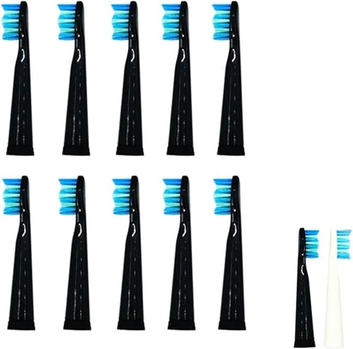 10pcs Compatible for Seago Electric Toothbrush Heads Replacement 899 Set (10 Heads) for SG910/507/958/515/949/575/551(10pcs Replacement b)