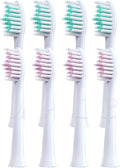 Compatible for Universal Replacement Brush Head X3/X1/X1splus/X5/X6/X7/X9/X11/X12/G5 Toothbrush Protects Teeth Gums 12 Pcs(Bule and Pink)