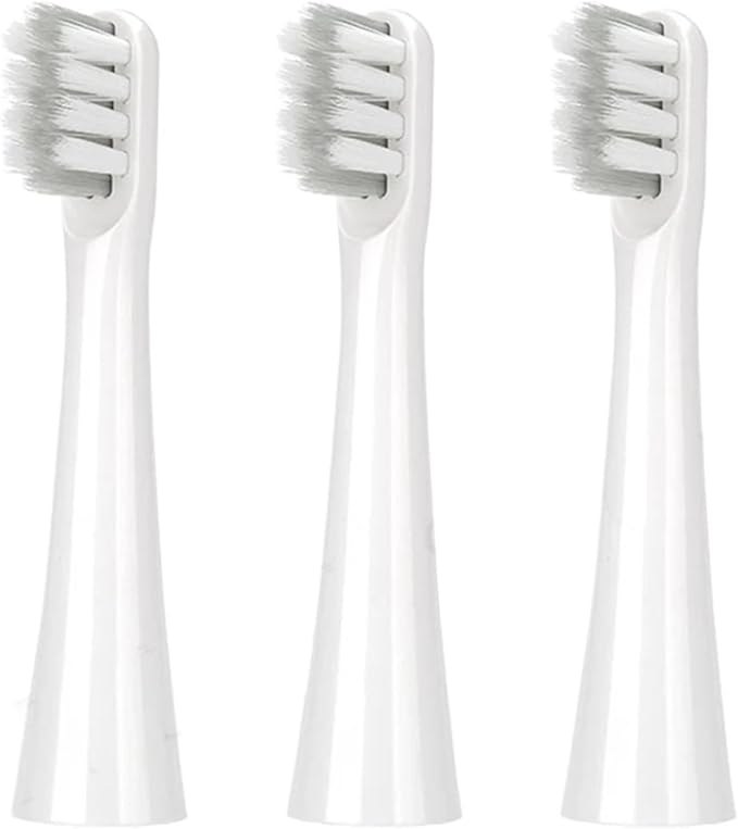 Compatible for SOOCAS EX3 Replacement Toothbrush Heads - SO White EX3 Dupont Soft Bristles Brush Head Nozzles(3PCS Brush Head)