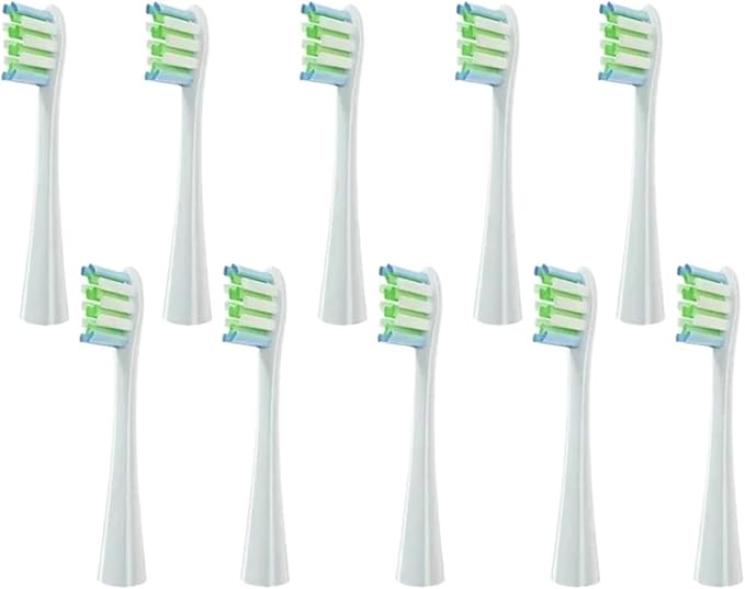 Brush Head ReplacementCompatibility for Oclean Electric Toothbrush Soft Bristle X/X PRO/ Z1 Brushes Replaceable Fit(10 White)