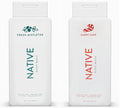 Native Special Edition Winter Body Wash |for Women &amp Men | Sulfate Free Paraben Free Dye Free with Naturally Derived Clean Ingredients 18 oz each (2 Pack) (Fresh Mistletoe &amp Candy Cane)