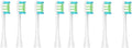 Replacement Brush HeadsCompatible for Oclean X/X PRO/Air 2 /SE / Z1/ F1/ OneDuPont Deep Cleaning Nozzles Sonic Soft(8pcs Blue Green)
