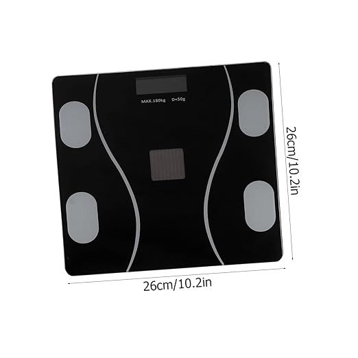 Baluue Practical Digital Body Weight Scale with USB Charging and Solar Power Accurate Fat and Bmi Measurement Tempered Glass for Monitoring