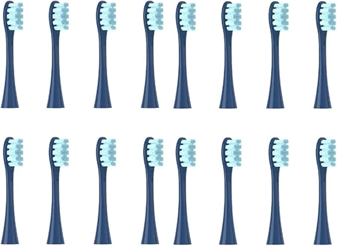 Replacement Brush Heads Compatible for Oclean X/X PRO/ Z1/ F1/ One/Air 2 /SE Sonic Electric Toothbrush Head Soft Bristle Nozzles(16 Darkblue)