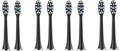 Compatible for SUBORT S7 Brush Heads Electric Toothbrush Replacement(8 Black Brush Head)