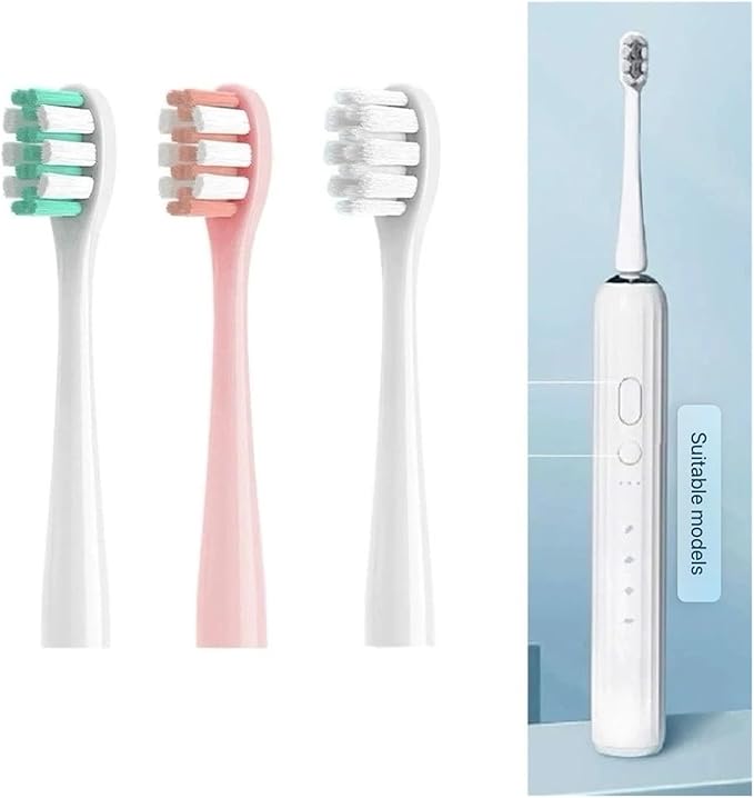Replacement Toothbrush Head for NX7000 Electric Soft16pcs(16PINK)