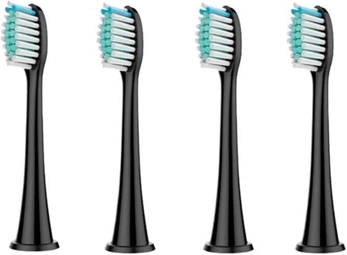 3Models Electric Toothbrush Head Compatible for with HX3/HX6/HX9 Series Models(4pcs Black)