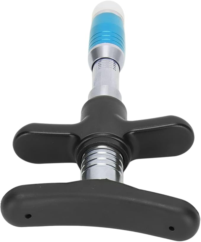 ZJchao Chiropractic Adjustment Tool 10 Levels Manual Single Head Spinal Massager Hand Back Massage Tool Gun Device Portable Chiropractic Adjustment Tool (Blue)