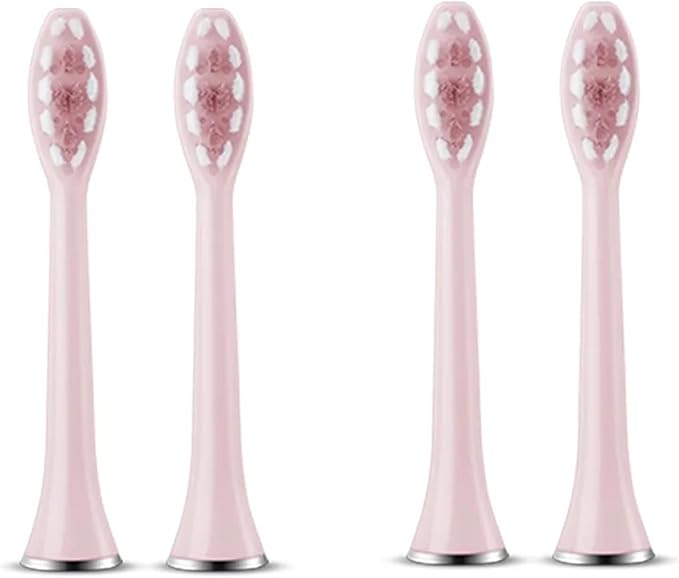 Compatible for SUBORT S7 Replacement Brush Heads - Super Sonic Toothbrush Accessories(4 White Brush Head)