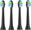 4-16Pack Replacement Toothbrush Heads Compatible For Philips Sonicare Electric Tooth Brush Electric Tooth Brush Refill(4pcs Black)