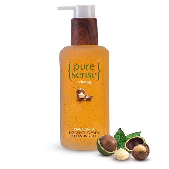 Relaxing Macadamia Exfoliating Body Cleansing Gel Sulphate and Paraben Free (200ml)