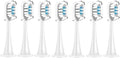 Compatible for 14pcs T300/T500/T700 Replacement Brush Heads with Caps Sealed Package Soft(White)