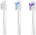 Compatible for Laifen Electric Toothbrush Brush Head LFTBO1-S LFTB01-P ABS LFTB01-A Oscillation &amp Vibration(Bright White x3)