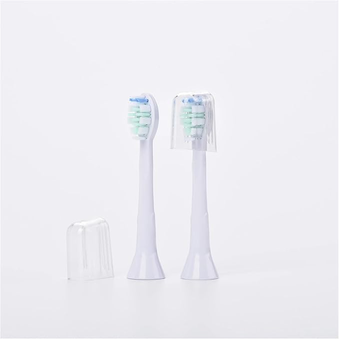 8pcs Replacement Toothbrush Head Compatible for Clean Refill(WHITE-8PCS)