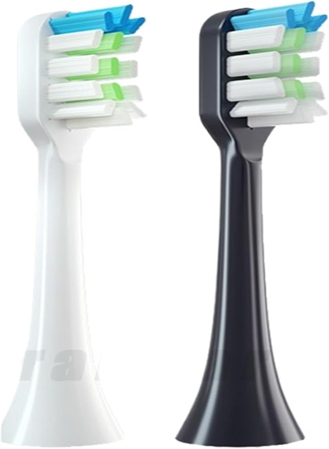 Compatible for FUPAI Electric Toothbrush Head / A6plus A6splus A8 Z5 Universal Vacuum Package Replacement Brush(Green)