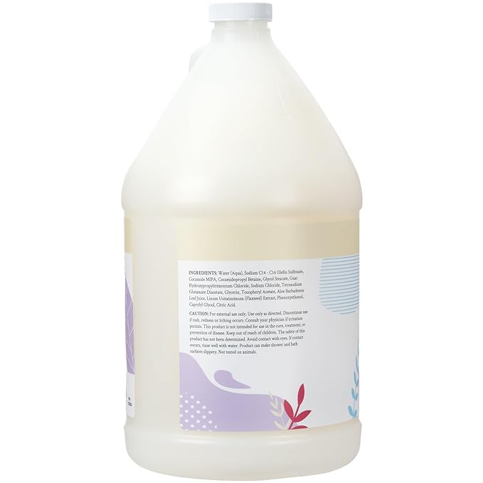 Ginger Lily Farms Botanicals Nourishing Body Wash 100% Vegan &amp Cruelty-Free Fragrance Free 1 Gallon (128 fl oz) Refill