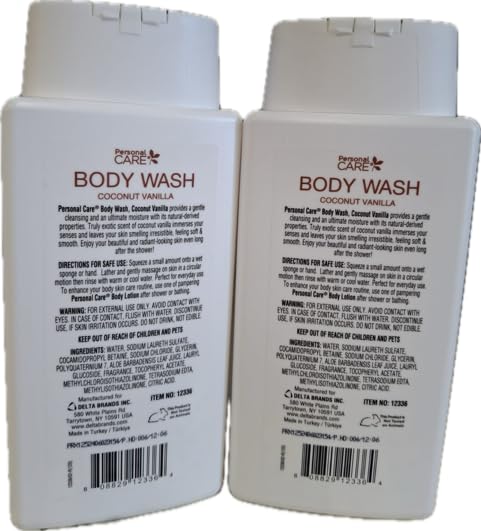 Body Wash- Personal Care-2 pk-28fl Oz. (Coconut Vanilla)