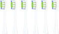 6 Pcs Replacement Brush HeadsCompatible for OcleanFlow/X PRO Elite/X /F1/Z1/One/ Air2 Sonic Electric Toothbrush
