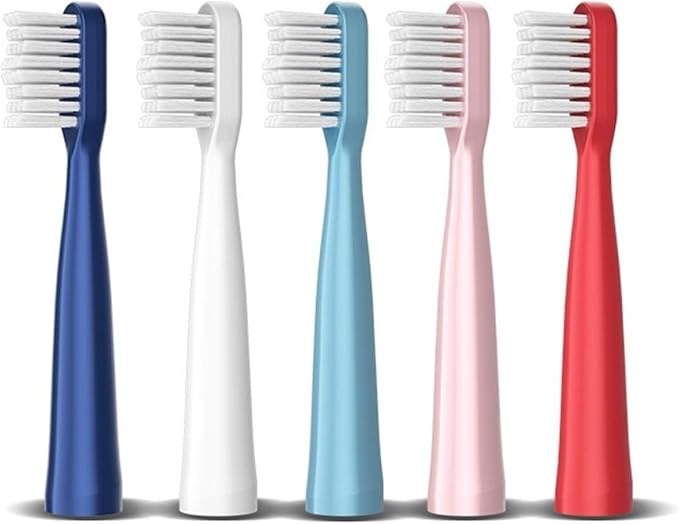 16pcs Replacement Toothbrush Heads Compatible for S12/HYUNDAI XM-806/ACA ALY-HYS01W/TSOP/Royalstar/INPHIC Electric Bristles(16pink)