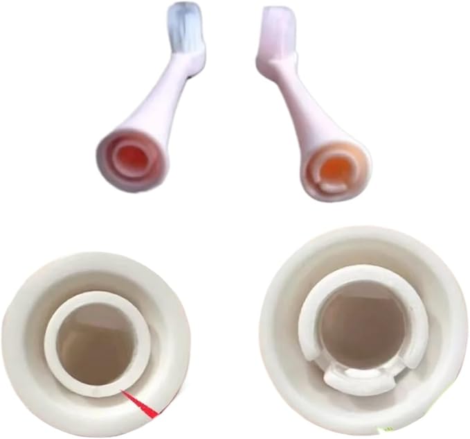Replacement Toothbrush Heads ForCompatible for X.Q.M. X-3 X-2 Sonic Electric Soft Bristle(4pcs Black)