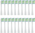 10/20X Replacement Brush HeadsCompatible for OcleanX/X PRO/ Z1/ F1/ One/Air 2 /SE Sonic Electric Toothbrush Soft Dupont Bristle Nozzles(20pcs White)