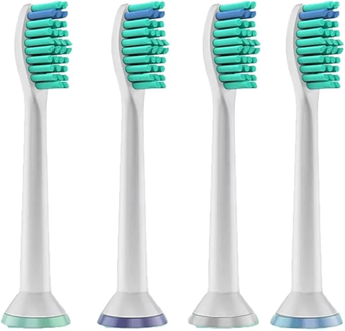 4/8/12/16/Replacement Toothbrush HeadsCompatible for Philips Electric Brush Head 1100 2100 4100 4300 5100 5300 6100 6500 etc(4pcs)