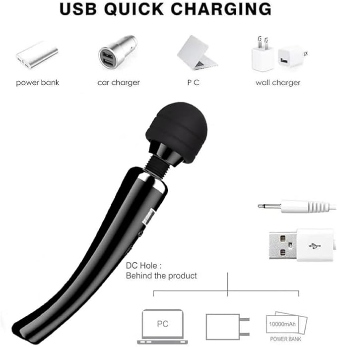 Professional Relaxation Tools Handheld Massage Percussion Muscles Massage Gun Device Mini Travel Home Work Sports use-Black