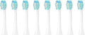 Compatible For Sonicool Electric Toothbrush Head 051B Cleaning Replacement Head DuPont Bristle Replacement Brush Heads Nozzles8/16pcs(8PCS WHITE)